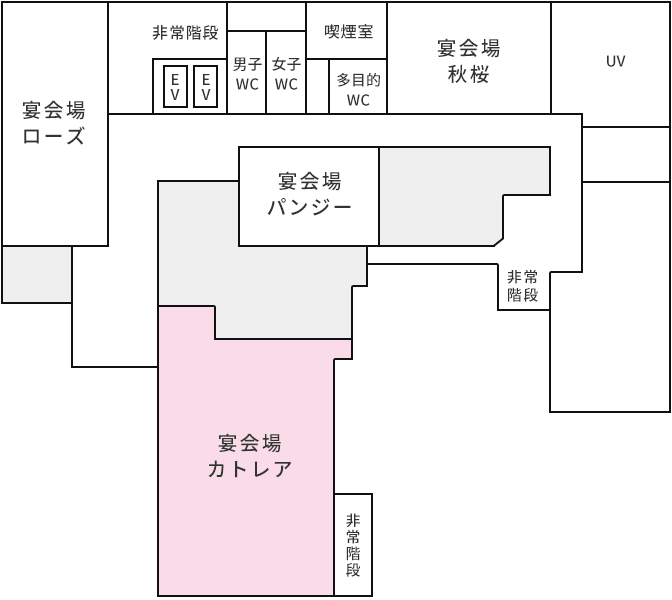 宴会場平面図